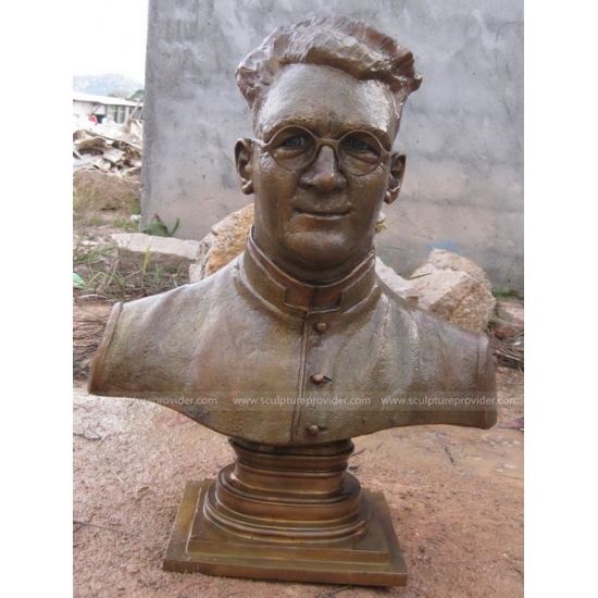 Bronze Bust Sculpture Monument Sculpture